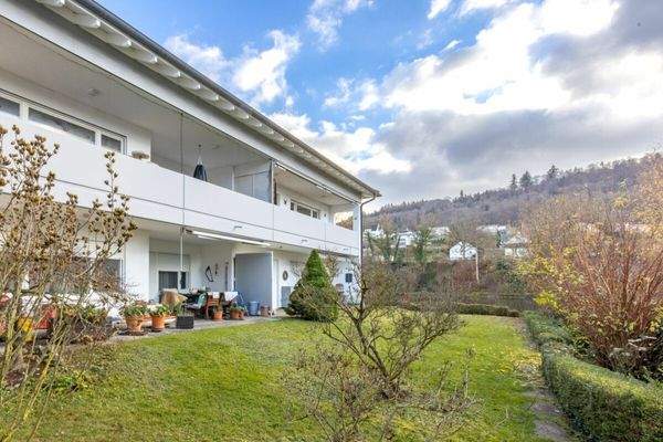 Rheinsicht vom Obergeschoss