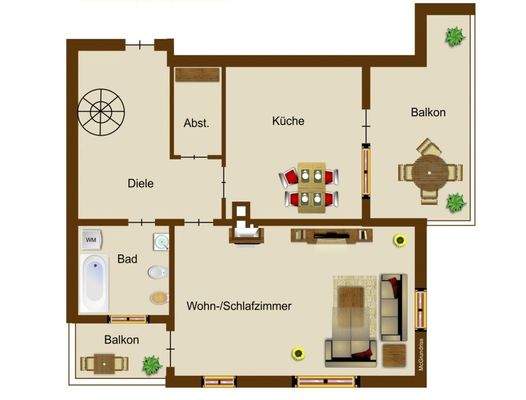 Grundriss Obergeschoss