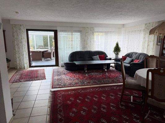 open-plan living and dining 