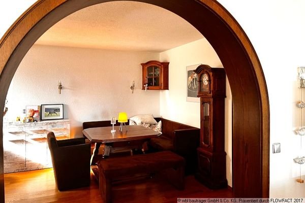 Blick ins Esszimmer