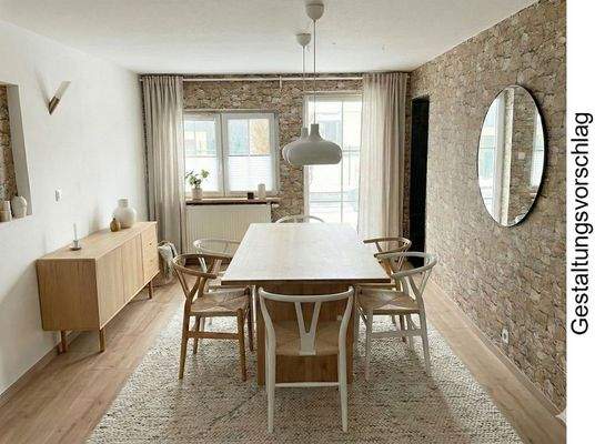 EG: Esszimmer - GESTALTUNGSVORSCHLAG