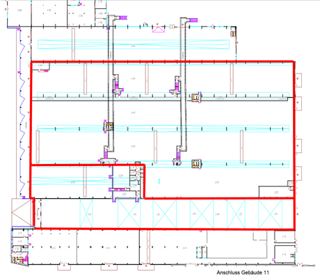 Grundriss verfügbare Flächen
