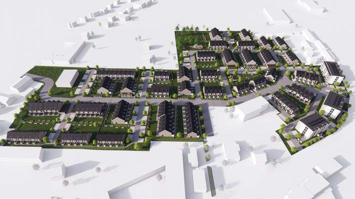 1870 Gehrden - Vogelperspektive