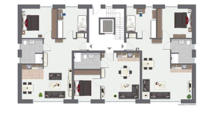 Grundriss EG nicht maßstabsgerecht