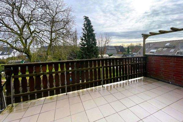 Balkon mit Blick ins G