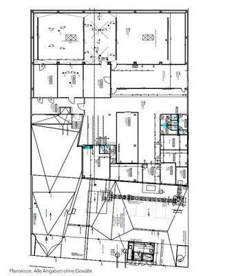 Plan Halle und Freifläche