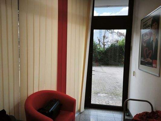 Ausgang zum Stellplatz