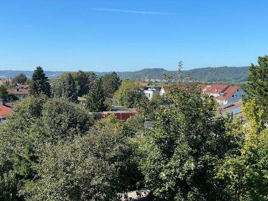 Blick auf Kreuzäckersiedlung