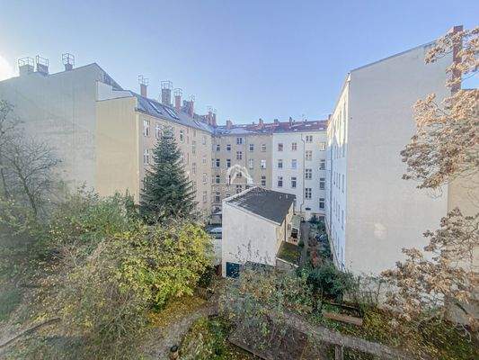 Blick vom Wohnzimmer