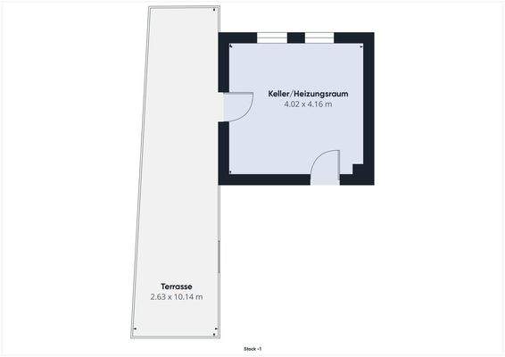 Grundriss KG-Heizungsraum