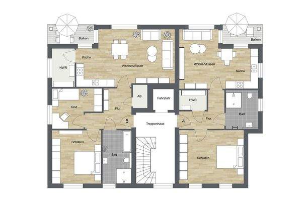 013 - Grundrissplan 2. Obergeschoss