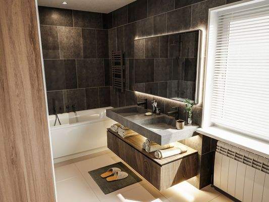 Visualisierung Badezimmer 