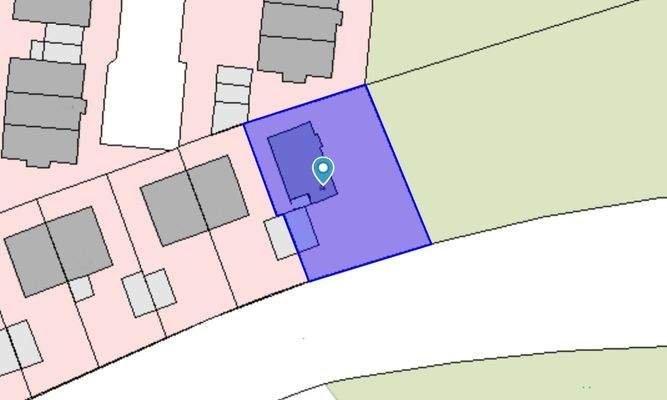 Auszug Lageplan Grundstück