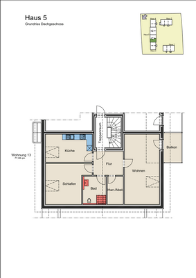 Haus 5 Whg. 13 DG