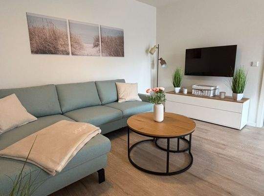 Wohnbereich mit Schlafcouch