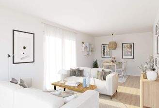 Der großzügige Wohnraum bietet viel Platz zur Entf