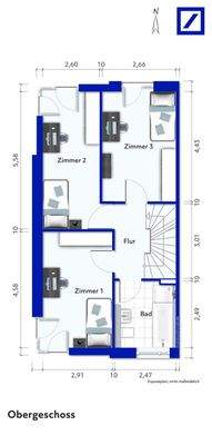 Grundriss Immografik Obergeschoss