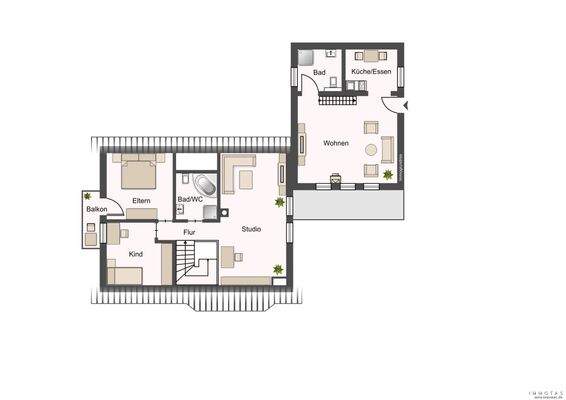 Grundriss Dachgeschoss