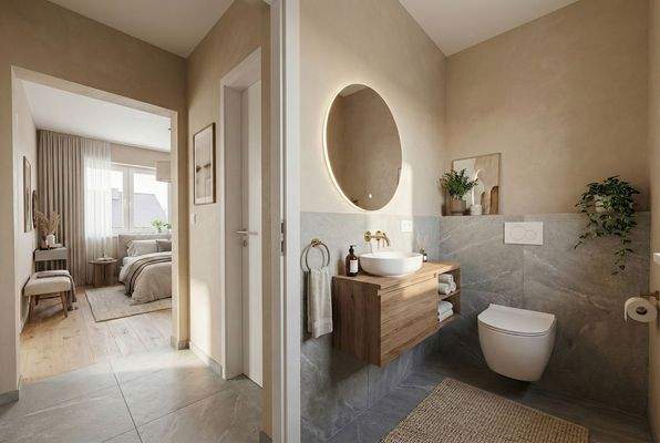 WC (Erdgeschoss) - Visualisierung