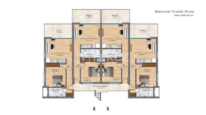 Apartments with Social Facilities in Girne, North Cyprus