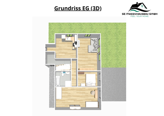 Grundriss EG 3D