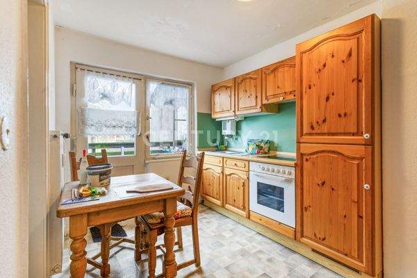 Küche im Dachgeschoss