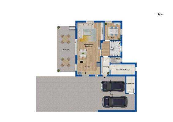 Grundriss - Erdgeschoss