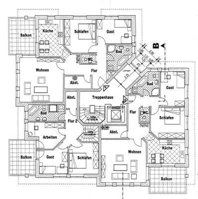 Wohnung Nr. 2 OG Mitte