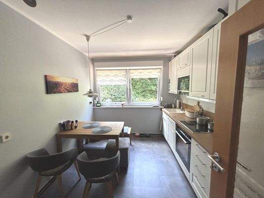 Küche im Dachgeschoss