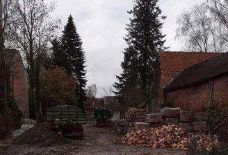 Blick auf das Grundstück 