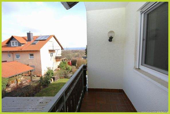 Balkon in Nord Ausrichtung