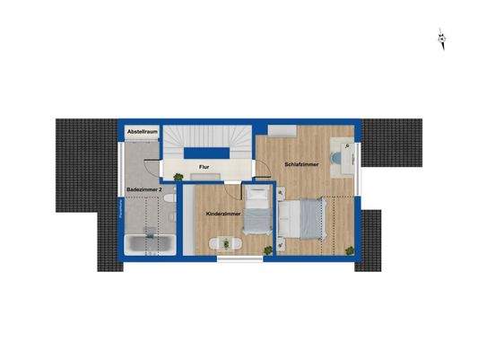 Grundriss Dachgeschoss 