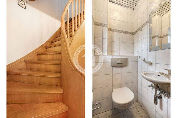 Treppenhaus / Gäste WC