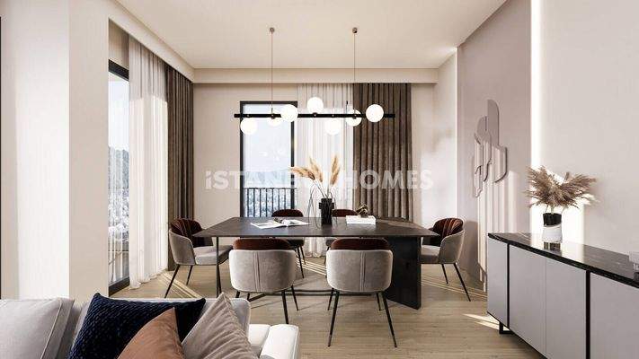 City-View Flats with Horizontal Architecture in Istanbul Uskudar