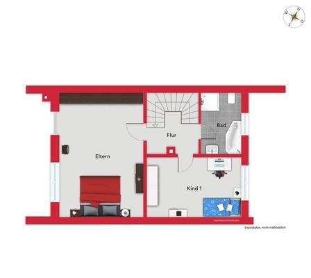 Grundriss Obergeschoss