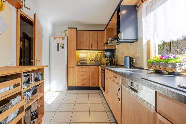 Abgeschlossener Küchenbereich