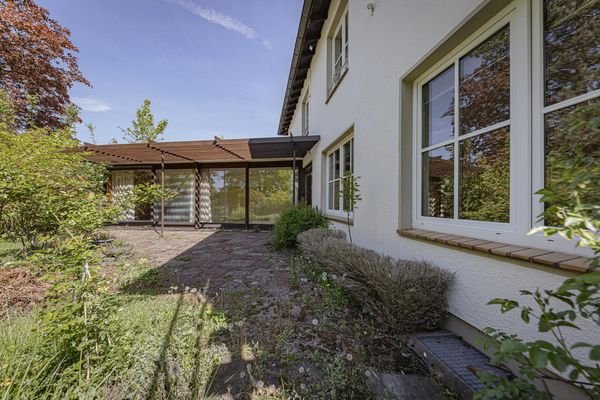 Blick auf den Wintergarten