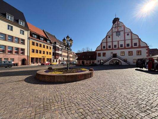 Marktplatz von Grimma..