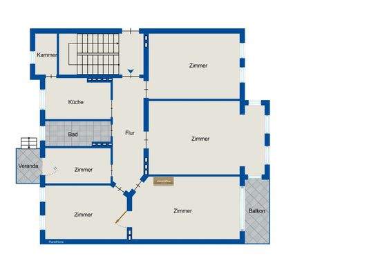 Grundriss 1. Obergeschoss 