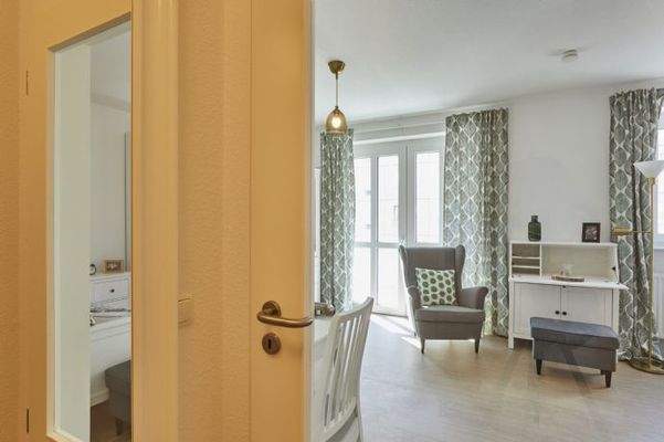 Blick in den Wohn-/Schlafbereich