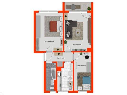 Grundriss Obergeschoss