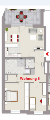 Grundriss Wohnung 5