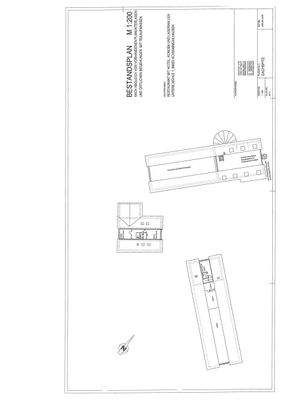 Bestandsplan Hotel, Restaurant, Kornstadel - Dachspitz