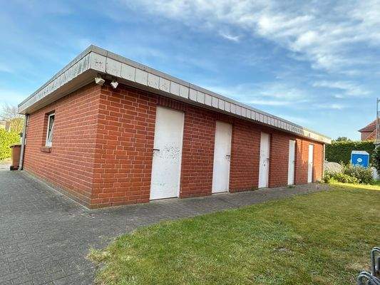 Fahrradraum hinter dem Carport