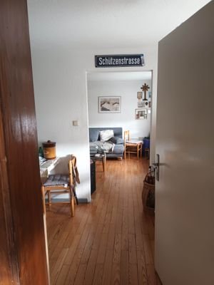 Blick ins Wohnzimmer