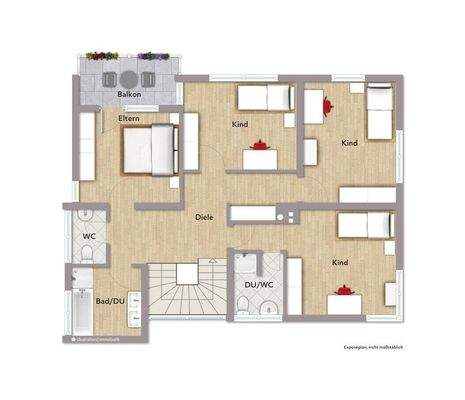 Grundriss Obergeschoss