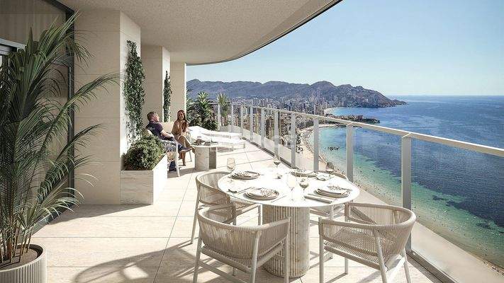Luxury Seafront Apartments in Europe's Tallest Tower in Benidorm