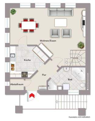 Grundriss Obergeschoss