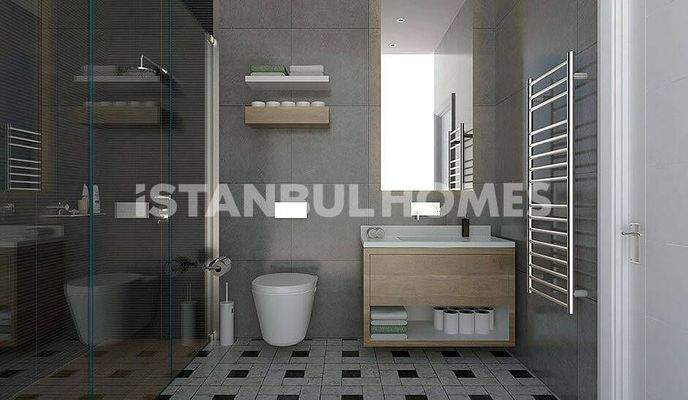 Spacious Real Estate in a Secure Complex Near Subway in Sisli