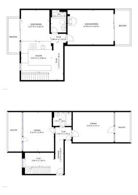 Grundriss zusammenhängend